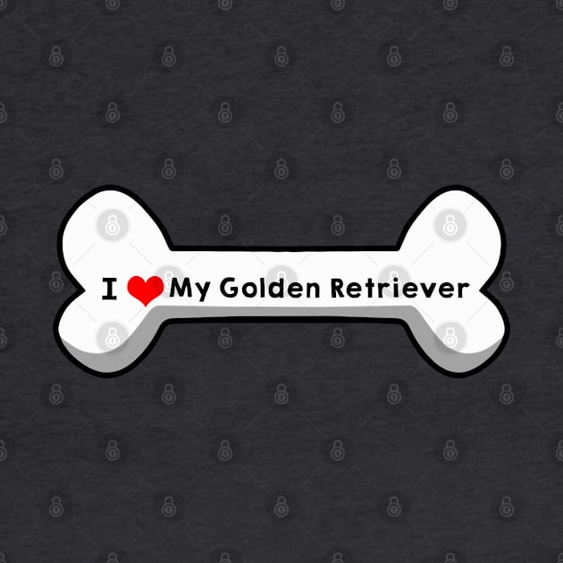 I Love My Golden Retriever by mindofstate